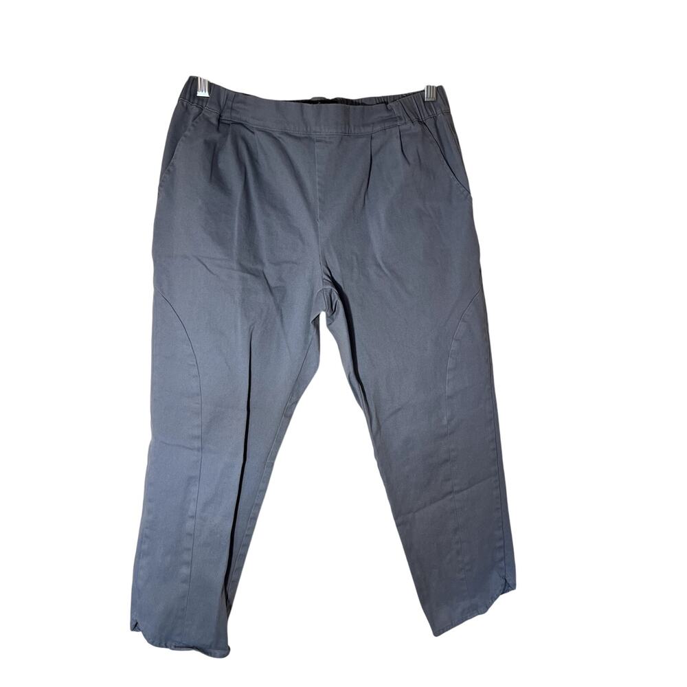 United By Blue Sustainable Slate Blue Capri Pants